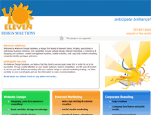 Tablet Screenshot of 40eleven.com